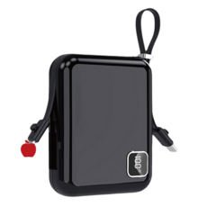 HONG JIN 宏晉 MINI SP 迷你快充行動電源 10000mAh USB-C Lightning, HJ-MINI SP, 酷炫黑