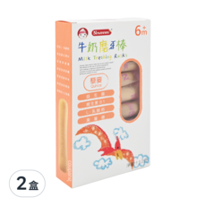 Nnutrinini 脆妮妮 牛奶磨牙棒, 藜麥穀物添加, 無鹽少糖, 6個月以上寶寶適用, 藜麥, 112g, 2盒