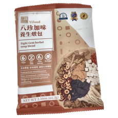 Yifood 頤珍宮膳 八珍加味養生燉包, Vegan, Non-GMO, Plant Derived, No Sugar, 61.3g, 1包