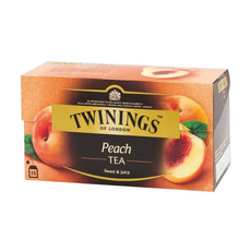 TWININGS 唐寧茶 香甜蜜桃茶 (Peach Tea), Sweet & Juicy, 2g, 25包, 1盒