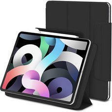 신지모루 마그네틱 폴리오 애플펜슬 커버 태블릿PC 케이스 블랙
