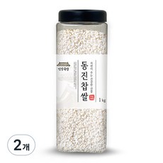 건강곡간 동진 찹쌀, 1kg, 2개 1kg, 2통