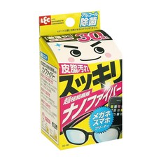 LEC 激落眼鏡手機清潔巾 30入 SS-100, 適用於智慧手機、平板電腦和眼鏡, 白色, 1盒