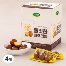자연애찬 쫄깃한 메추리알 3구, 300g, 4개