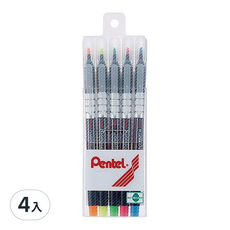 Pentel. 螢光筆(國內樣式)5支裝S512-5, 4入