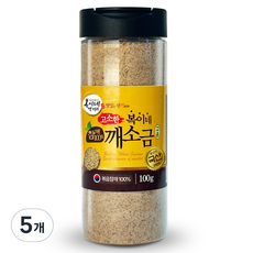 복이네먹거리 국산 고소한 참깨 100% 깨소금 고운입자, 100g, 5개