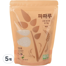 파파루 간편레시피 유기농쌀 백미 굵은입자 400g