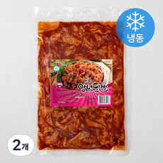 맛잽이식품 매운양념닭발 (냉동), 600g, 2개