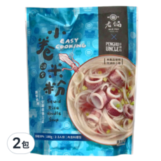 老鍋米粉 小卷湯米粉, 方便料理，2-3人份, 180g, 2包