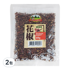 旺來旺 花椒 60g 調理用, 2包