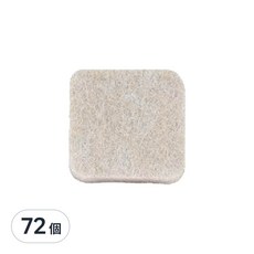 Axis 艾克思 家俱消音防刮毛氈腳墊, 高硬度材質, 毛氈密度高, 安裝方便, 36入, 20*20mm, 72個