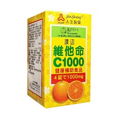 Jen Sheng 人生製藥 渡邊維他命 C1000, 100顆, 1盒