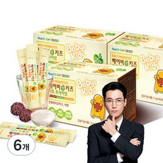 뉴트리디데이 베이비앤키즈 락토프리미엄 유산균, 60g, 6개 60g × 6개 섬네일