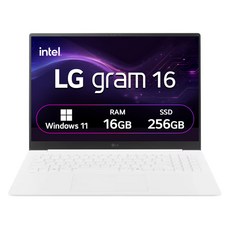 LG전자 2024 그램 Pro 16 코어Ultra5, 에센스화이트, 256GB, 16GB, WIN11 Home, 16Z90SP-GA5CK
