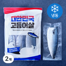 깔끔하고 간편한 손질 고등어살 (냉동), 2개, 1kg