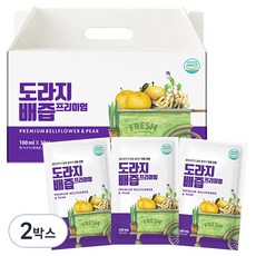 물없이 통째로 만든 도라지배즙 프리미엄, 3000ml, 2박스