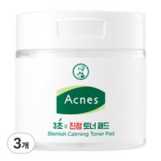 아크네스 3초 진정 토너 패드 160ml, 70개입, 3개