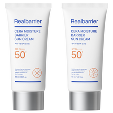 리얼베리어 세라 수분 장벽 선크림 SPF50+ PA++++, 50ml, 2개 50ml, 2개