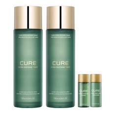 KIMJEONGMOON-ALOE Cure 補水舒緩化妝水組, 敏感和乾燥皮膚適用, 保濕鎮定, 130ml 化妝水+20ml 乳液, 1組