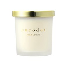COCODOR 珂珂朵爾 大豆蠟燭, 高質感霧面設計包裝, 法國薰衣草香, 130g, 舒緩緊張與壓力, 室內香氛, 法國薰衣草, 1個