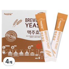 힐링 맥주효모 분말 스틱, 4개, 100g