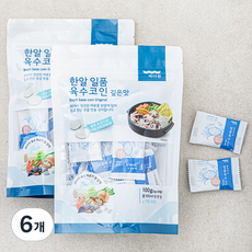 바다원 한알 일품 육수코인 깊은맛, 100g, 6개