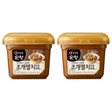 청정원순창 조개멸치 된장 찌개양념, 450g, 2개