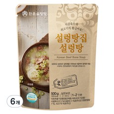 한촌 설렁탕집 설렁탕, 6개, 500g