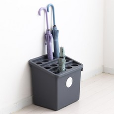 OLIVING 圓點模組雨傘架, 1個, 灰色