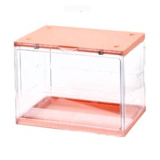 KOLKO 公仔展示盒 A0001-3 粉橙色 8.7L, 1個