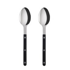 사브르 비스트로 샤이니 디너스푼 21.5cm, 블랙, 2개 블랙, 2개