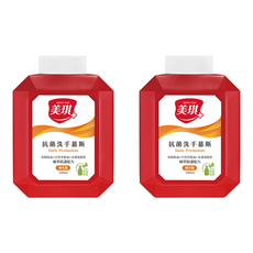 美琪 抗菌洗手慕斯 補充瓶 500ml, 含茶樹精油+百里香精華+金盞菊精華, 植萃防護配方, 2瓶