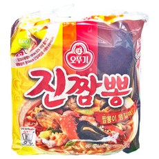OTTOGI 不倒翁 韓國境內版 金螃蟹海鮮風味拉麵 130g, 4包