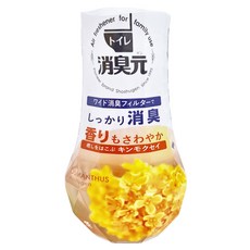 KOBAYASHI 小林製藥 消臭元 廁所除臭芳香劑, 金木犀香味，400ml, 金桂花香, 4個