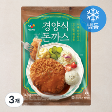 CJ제일제당 경양식 돈까스 (냉동), 340g, 3개