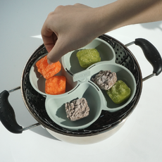 Kitchen Co低糖飯身材管理餐盤, 1個, 鼠尾草綠