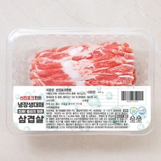 선진포크 한돈 생대패 삼겹살 구이용 (냉장) 400g 1개 상품 이미지