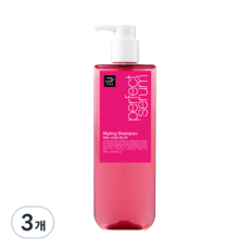 미쟝센 퍼펙트 세럼 스타일링 샴푸 클린 파우더리향, 680ml, 3개