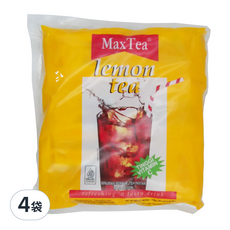 MaxTea 檸檬茶, 清涼消暑、冷熱皆可, 25g, 30包, 4袋