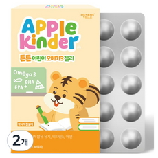 APple Kinder 強壯兒童rTG Omega-3果凍, 2個, 57克