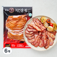 노랑오리 마늘 치킨훈제 슬라이스, 6개, 400g