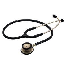 精國 主治醫師 雙面聽診器 CK-A601GDP 2號 黑色 醫師推薦款 雙面聽診, 1個