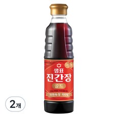 샘표 진간장 골드, 500ml, 2개 2개, 500ml