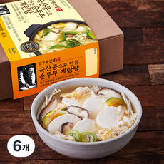 김구원선생 순두부 계란탕, 590g, 6개