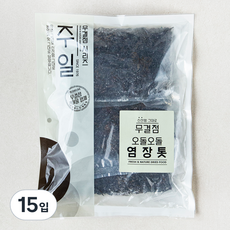 주일 무결점 오돌오돌 염장톳, 200g, 15입