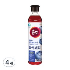 홍초 블루베리 음용식초, 900ml, 4개