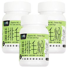 LitoMON 怪獸部落 益菌排毛粉 5個月以上犬貓 50g, 皮膚/皮毛+腸道健康, 3罐