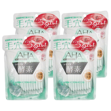 BCL AHA 柔膚溫和酵素潔顏粉, 0.4g*30包, 12g, 4袋