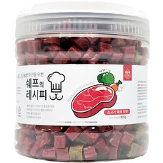 펫슐랭 강아지 쉐프의 레시피 트릿 800g, 소고기육포, 1개