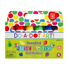 DO-A-DOT ART 點點畫筆 Set, 水果香味 6入, 水果香氛, 1盒